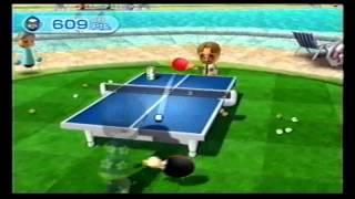 Wii Sports Resort Table Tennis Return Challenge - 999 Pts.