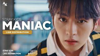 [CORRECT] Stray Kids - MANIAC (Line Distribution)