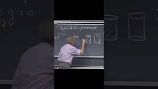 Walter Lewin demonstrates Pascal's principle