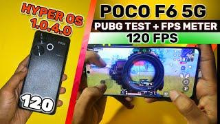 Poco F6 Pubg 120 FPS Test On HyperOS 1.0.4.0 - Best Gaming Phone Under ₹30,000