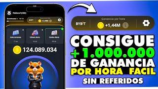 HAZ ESTE TRUCO!! 1 MILLON DE GANANCIA POR HORA SIN REFERIDOS EN HAMSTER KOMBAT