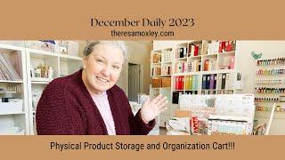 December Daily 2023 | Product Storage and Organization Cart