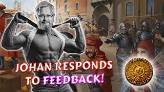 It took less than 3 hours for Johan to respond to feedback and make changes to EU5!?