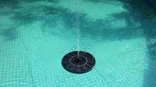 Solar Powered Floating Fountain