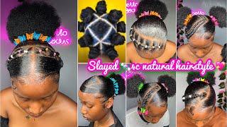 slayed  4 Type Natural Hairstyles I Find On Pinterest  + 𝐒𝐥𝐚𝐲𝐞𝐝 edges | Latest hairstyles 