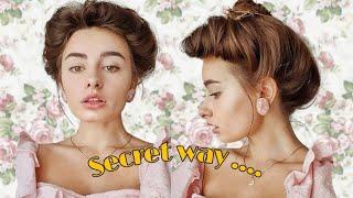 EASY 3 MINUTES  EDWARDIAN HAIRSTYLE! Everyday style