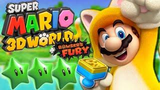 ⭐⭐⭐ All Green Stars & Stamps in Super Mario 3D World + Bowser's Fury (Nintendo Switch)