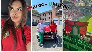 VLOG  MAROC - UKRAINE  EN DIRECT DU STADE !!  ️