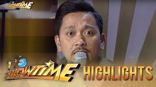 Jhong Hilario teaches BidaMan JR to act on cam | It's Showtime BidaMan