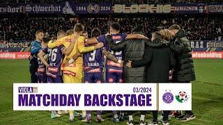 Matchday Backstage: Austria Wien - WSG Tirol 2:0 (03/2024) #faklive #Veilchen #violatv