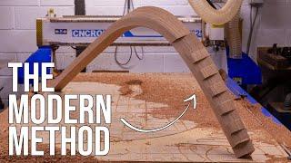 The Modern Way To Shape A Wooden Boat Stem | Building Temptress Ep7