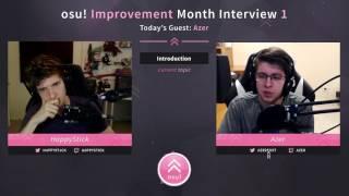 Azer Interview - HappyStick osu! Improvement Month