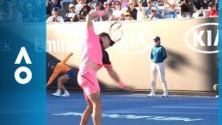 Epic racquet smash from Borna Coric | Australian Open 2018