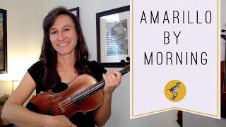 Learn Amarillo By Morning on the Violin By Ear | Meadowlark Violin Tutorial