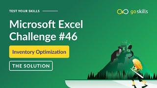 [Solution] GoSkills Excel Challenge 46 - November 2024:  Inventory Optimization with Excel Solver