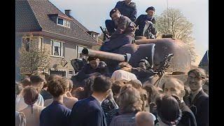 The liberation of the Dutch area of Apeldoorn in 1945 in color! De bevrijding rond Apeldoorn in 1945