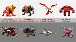 POWER RANGERS WILD FORCE/GAORANGER ZORDS VS ZOIDS WILD | 百獣戦隊ガオレンジャー VS ゾイド ワイルド