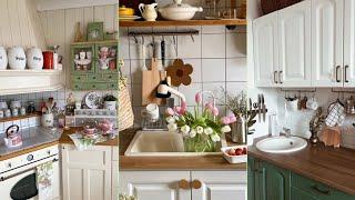 Elegant Small Cottage Kitchen Design Ideas for a Cozy Farmhouse Style #smallkitchen #farmhousestyle