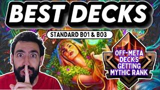 Exposing the best Off-Meta MTG Standard decks played to mythic rank