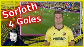 Los 4 goles de Sorloth en el Villarreal 4-4 Real Madrid