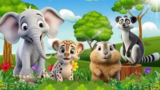 Sounds Of Wildlife Animals, Familiar Animals: Elephant, Lemur, Cheetah, Lemming  - Animal Videos