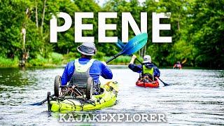 Peene - 120 Kilometer von Dahmen bis Kamp, mit Prijon Seatron GT, Millenium, Seayak, Touryak