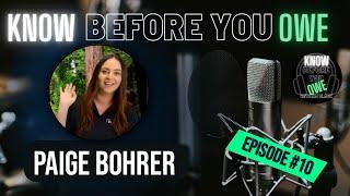 Know Before You Owe with Jim Black : Meet Paige Bohrer ( Pillar To Post )