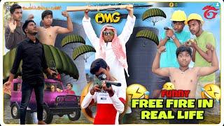 FREE FIRE MAX IN REAL LIFE || FUNNY VIDEO | AMIT FF