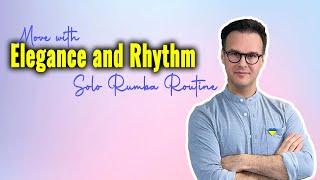 Follow along BEGINNER RUMBA routine - Move with Elegance and Rhythm