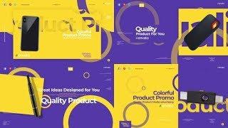 Colorful Product Promo (After Effects template)