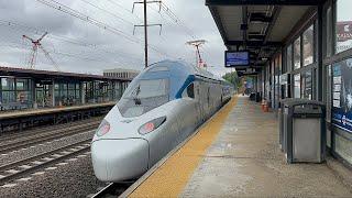 Amtrak Acela 2.0 (Alstom Avelia Liberty) Crew Qualification Train 887 @ Metropark (5/29/25)