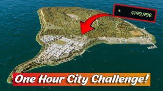 Can we become Profitable in the 1 Hour City Challenge by @CityPlannerPlays?! | Cities: Skylines 2