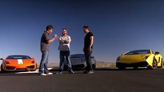 Lamborghini drag-race | Top Gear USA