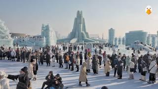 Ice and Snow World, Harbin Most Stunning Winter Wonderland on Earth (4K UHD)