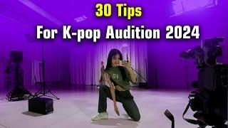 30 Tips For K-pop Audition 2024