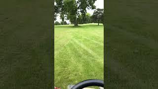 Mowing rough sections on a beautiful day! #golfcoursevlog #golf #groundstaff