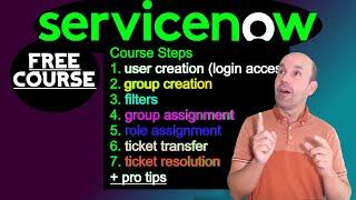 ServiceNow Incident Management Free Course for Help Desk Analysts. Get your experience.‍‍‍