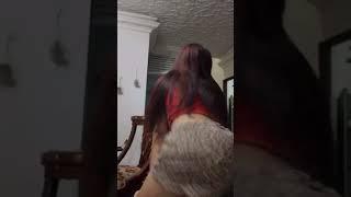 Niña Bailando Twerking En Chort