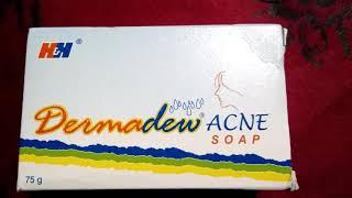 Dermadew acne soap: The best soap for acne ( Simple acne treatment at home)
