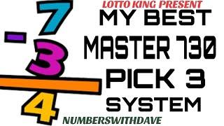 The Best Pick 3 Lottery System 100% Guaranteed To Win