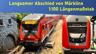 Modellbahn H0 - Langsamer Abschied von Märklins 1:100 Längenmaßstab