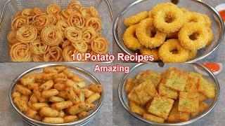 10 Amazing Potato Recipes!! Collections ! French Fries , Donuts , Potato Snack, Bubble Potato Chips