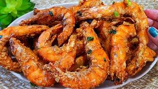 The Best Fried Shrimp You'll Ever Make! You will be addicted!!!| 2 RECIPES