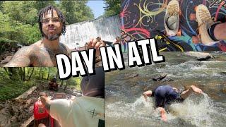 MY HOMIE PLAYED WIPEOUT IN REAL LIFE  THINGS TO DO IN ATLANTA, GA ATL DAY 1