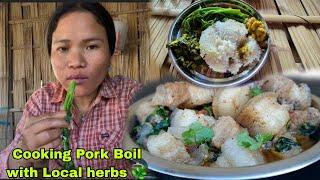 Cooking dry chicken with  Taro || Cooking pork  Boil for friends || Cooking and Eathing ||#food