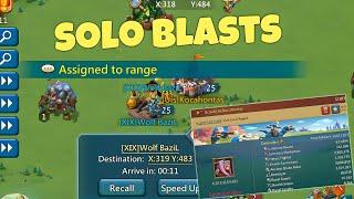Lords Mobile - WOLF BAZIL account in action! Let's destroy castle with SOLO attacks