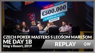 SPREPLAY: Leoš Mareš na televíznom stole ME Czech Poker Masters [500,000€ GTD]