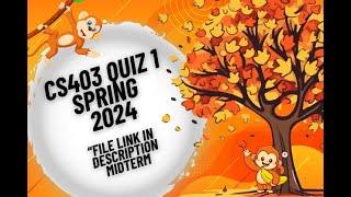 CS403 Quiz 1 Spring 2024 || live attempt || CS403 Quiz 1 || CS403 quiz 1 2024