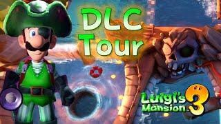 Luigi's Mansion 3 DLC Pack 2 Tour: 3 NEW ScreamPark Minigames (+ AMAZING Costumes - Ver. 1.4)