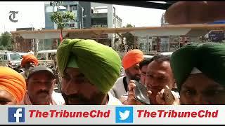 Punjab Ekta Party leader Sukhpal Khaira speaks to media in Amritsar